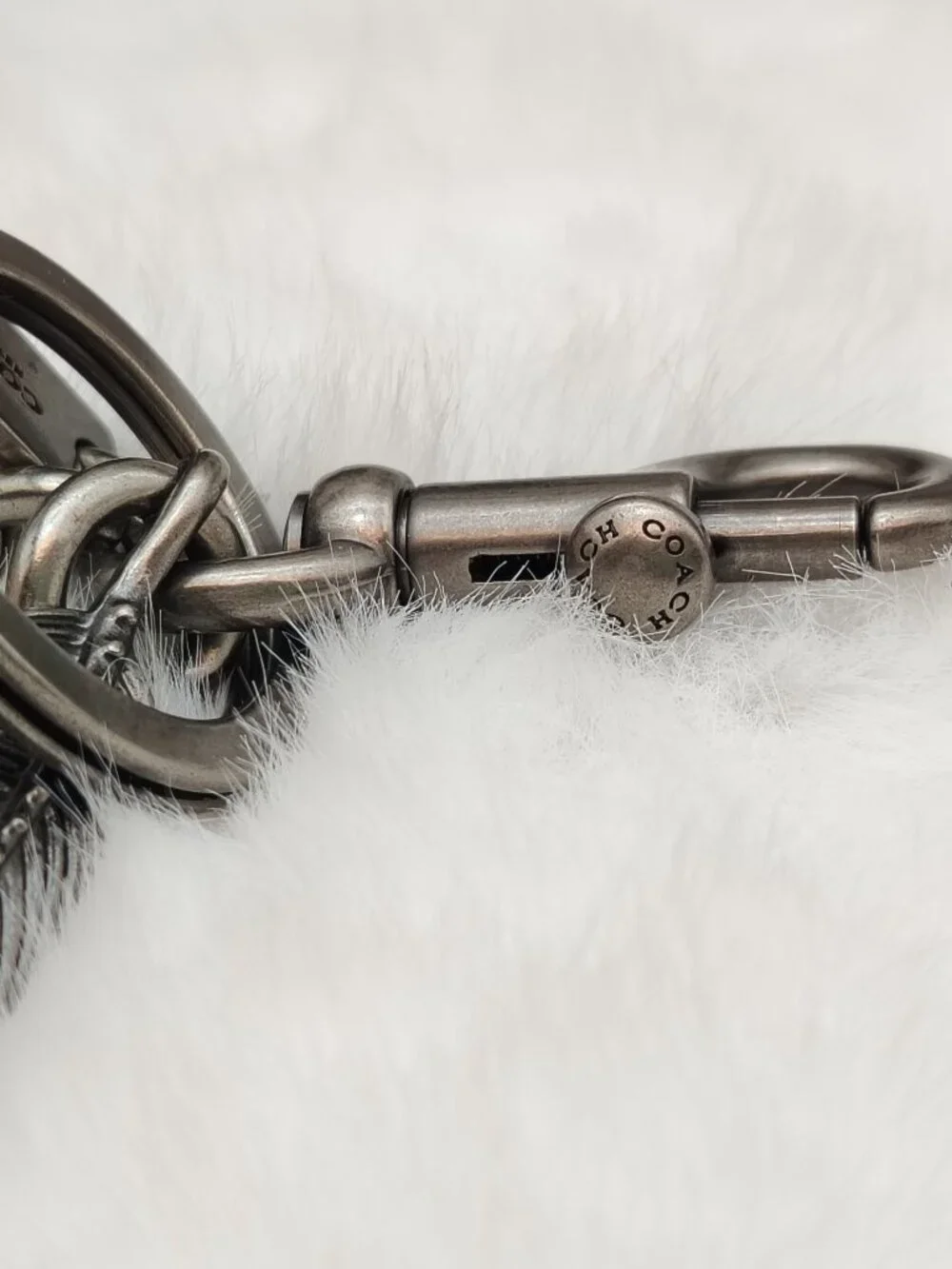 Coach Stegosaurus Steggy Rexy key Fob Bag Charm Keychain Coach Bag Accessories